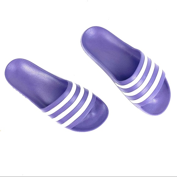 Adidas Women's Purlpe Adilette Aqua Slide Sandal - Picture 4 of 7